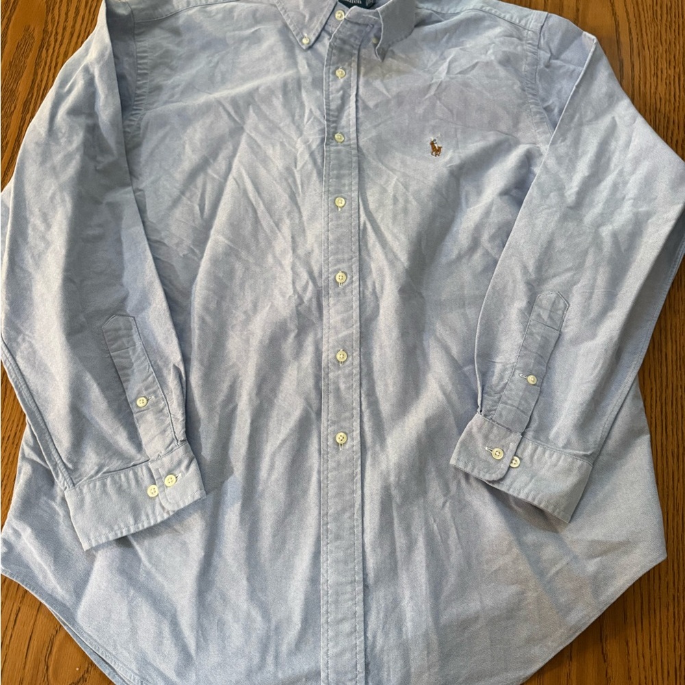 Ralph Lauren Light Blue Casual Button-Down Shirt